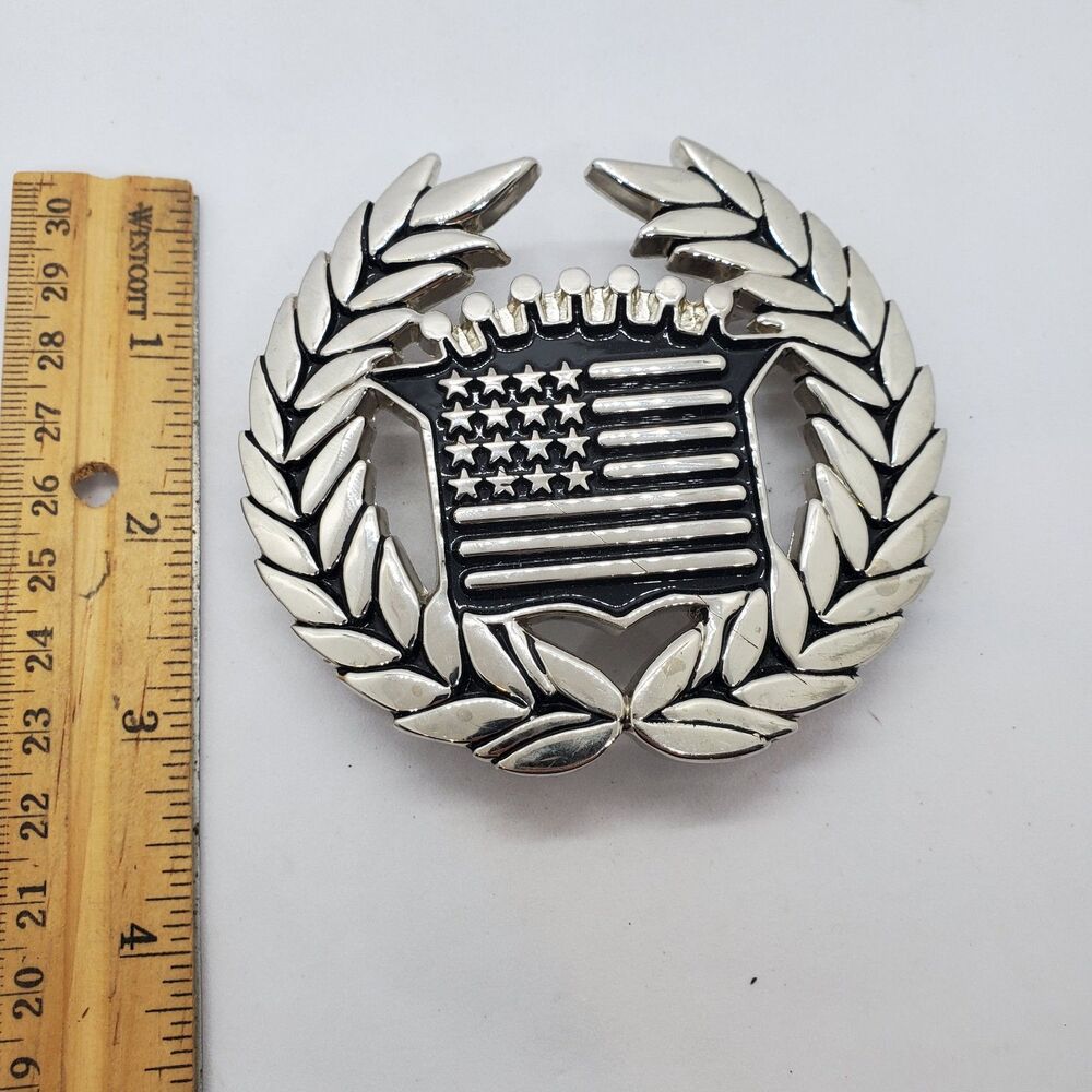 Famous Stars and Straps American Flag Belt Buckle 8387